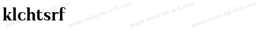 kulachat serif字体转换